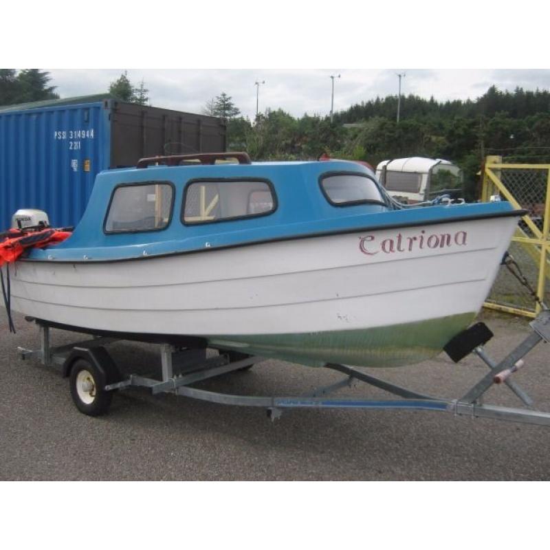 Small boat (15ft) for sale.