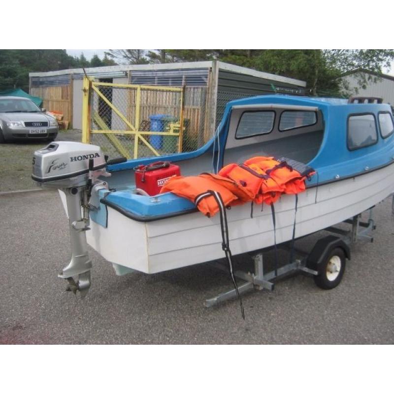 Small boat (15ft) for sale.