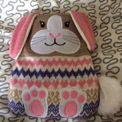 Bunny rabbit lavender bean bag teddy