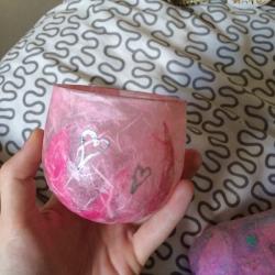 Handmade cute jar and candle holder