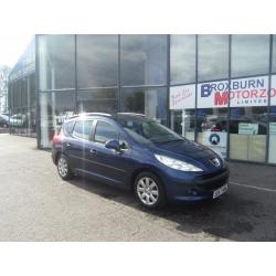 2008 57 PEUGEOT 207 1.4 SW S 5d 94 BHP MOT MAY 2017 **** GUARANTEED FINANCE ****