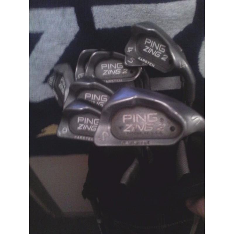 PING zing 2 iron's 4-sw +st/bag