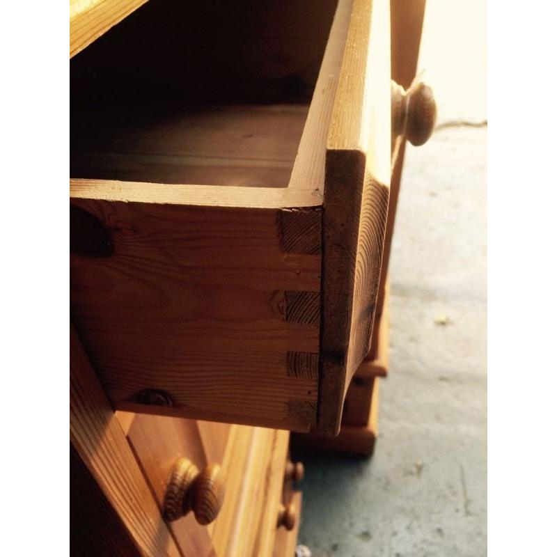 Solid pine bedside units