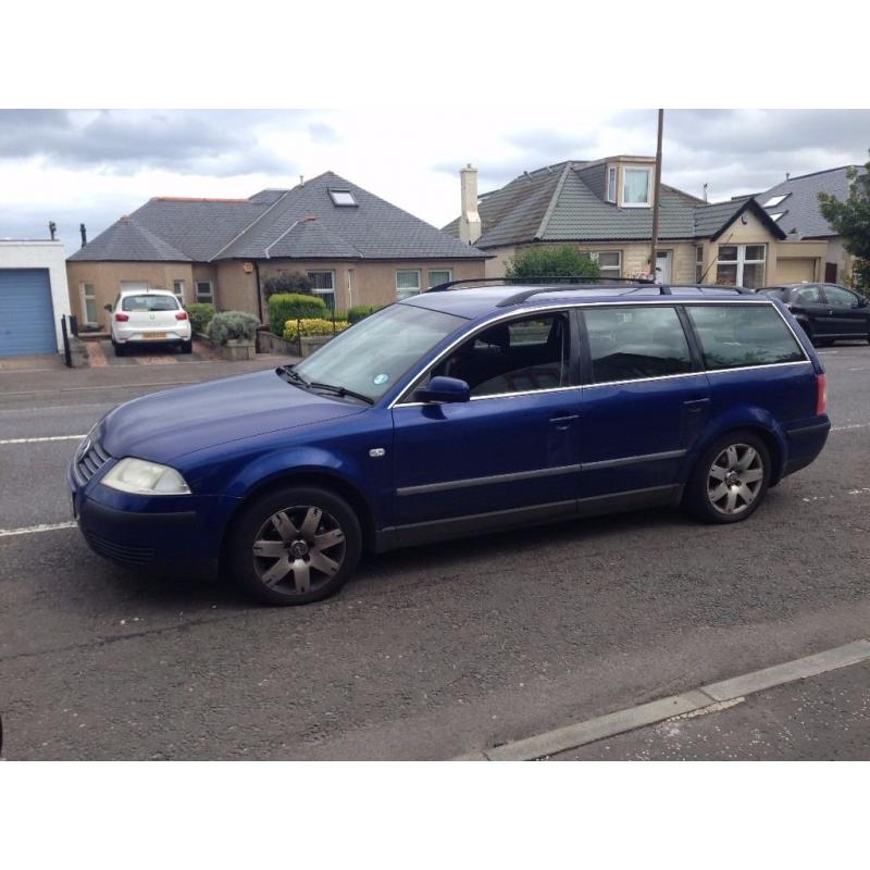 2002 VOLKSWAGEN PASSAT ESTATE 1.9TDI FOR SALE, FSH AND 8 MONTHS MOT!!!