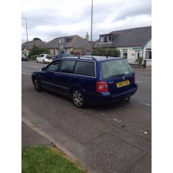 2002 VOLKSWAGEN PASSAT ESTATE 1.9TDI FOR SALE, FSH AND 8 MONTHS MOT!!!