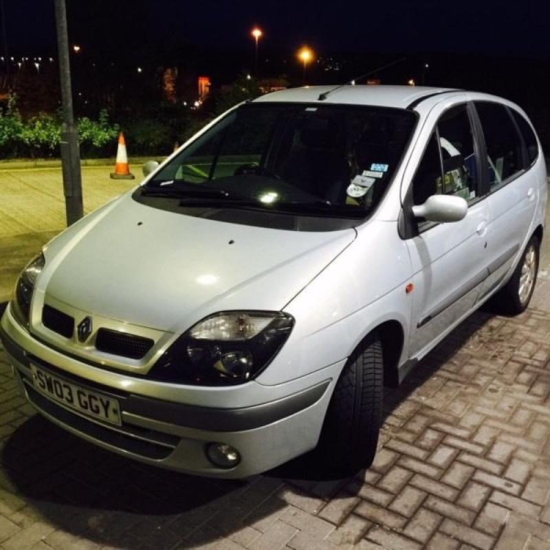 BARGAIN!!!! 2003 REG RENAULT SCENIC 16 V TOP OF THE RANGE 11 MONTHS MOT