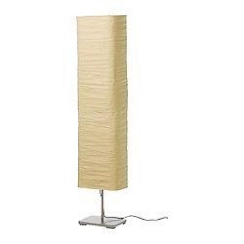 IKEA, square shade, paper floor lamp