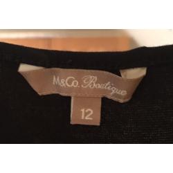 M& co boutique dress size 12