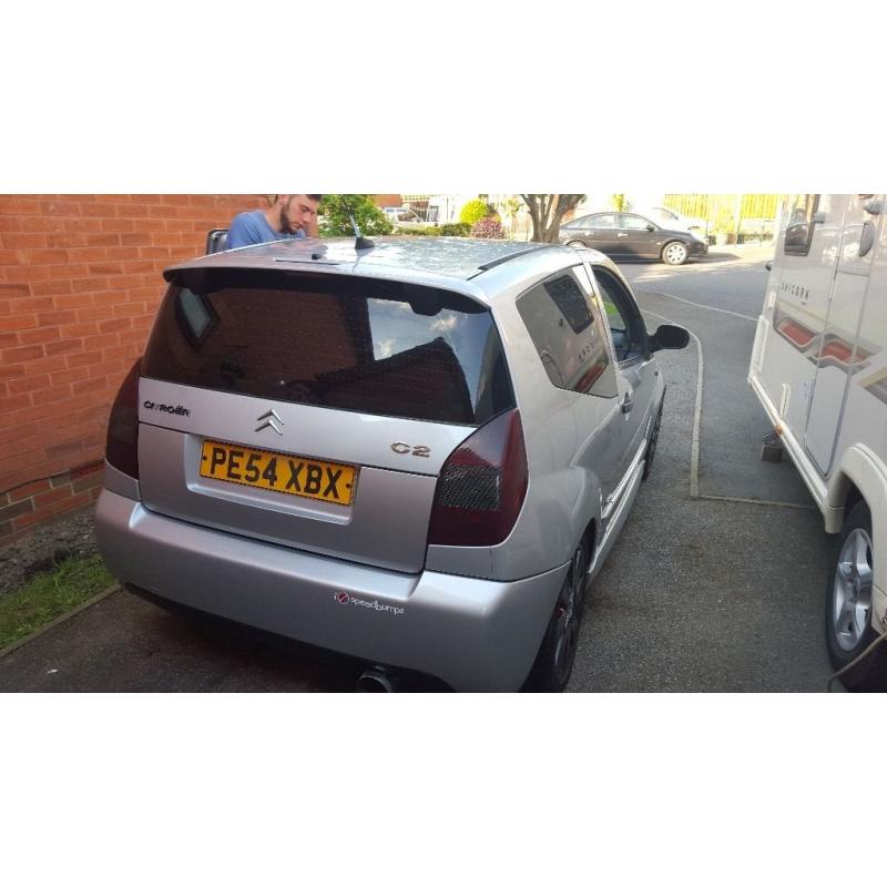 Citroen C2 1.6 VTS. Very good condition for year, MOT 29th Sept, alloy wheels.