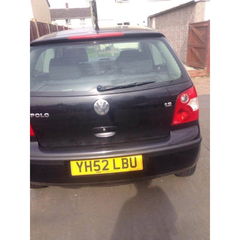 REDUCED!(52) VW Polo - 1.2 - 3dr - 5 Seats - MOT until OCT 16 *RUNS BUT IMMOBILISER NEEDS REPAIRING*