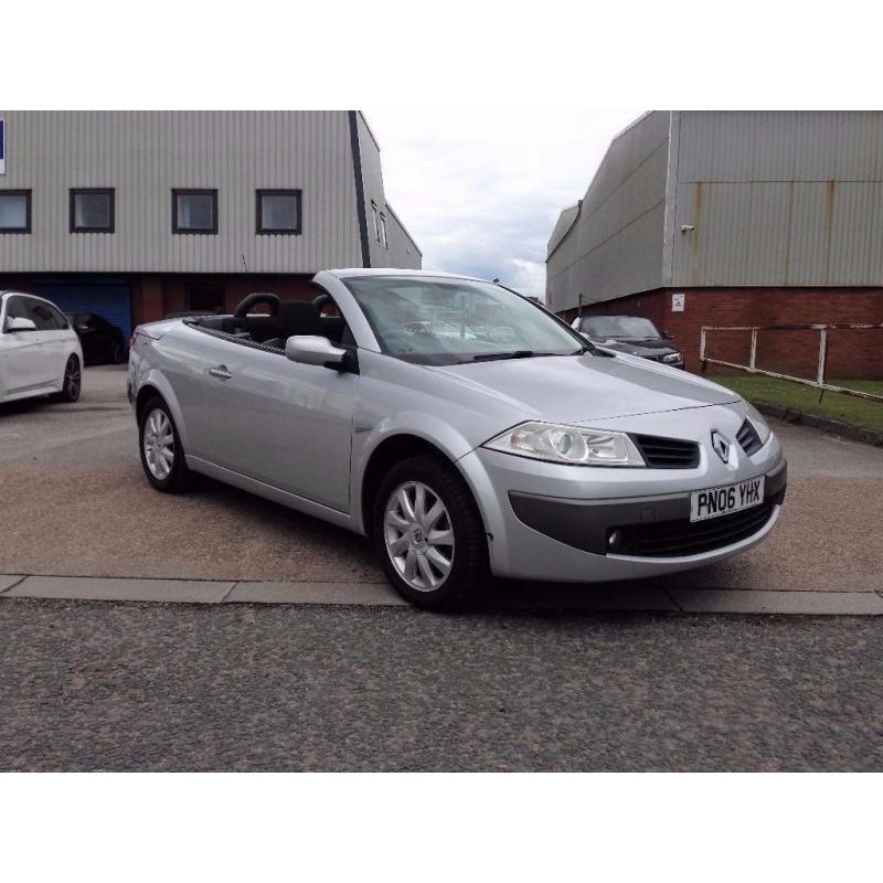 RENAULT MEGANE 1.6 DYNAMIC CONVERTIBLE// 2006/06 PLATE// 2 OWNERS// SERVICE HISTORY//