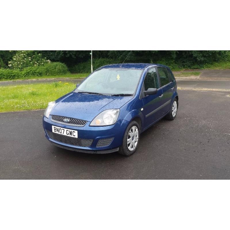 FORD FIESTA STYLE 1.4 TDCI 07 2007 LOW TAX low mileage px possible