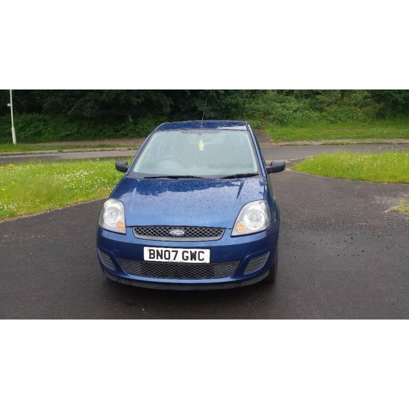 FORD FIESTA STYLE 1.4 TDCI 07 2007 LOW TAX low mileage px possible