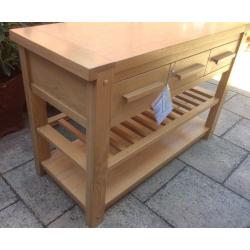 Oak Console Table, Excellent.