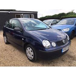 VW POLO 1.2S 3DR 2003 IDEAL FIRST CAR CHEAP INSURANCE UNBELIEVABLE SERVICE HISTORY