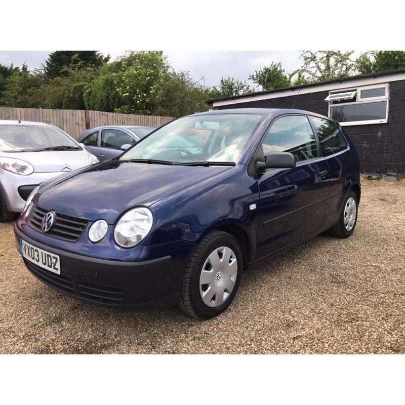 VW POLO 1.2S 3DR 2003 IDEAL FIRST CAR CHEAP INSURANCE UNBELIEVABLE SERVICE HISTORY