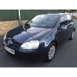 Volkswagen Golf 1.4 FSI S 90, 2005 - 55, 5 Door, Fsh, HPi Clear, MOT & TAX