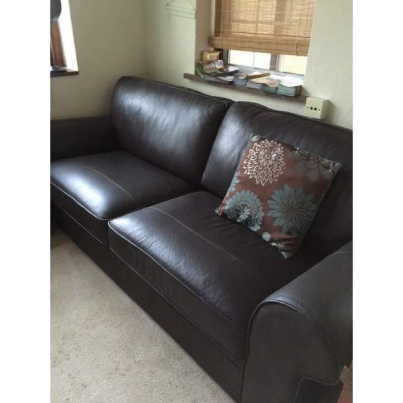 Leather Settee