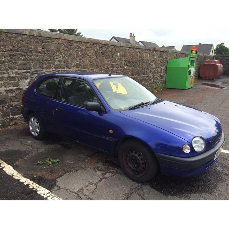 TOYOTA COROLLA 1.3 PETROL SE MODEL 3 DOOR