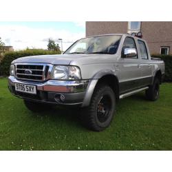 2005 FORD RANGER 2.5D 1 YEAR MOT!NEW STYLE WHEELS!