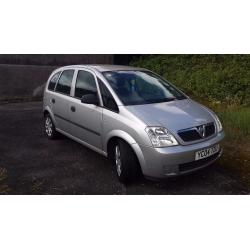 VAUXHALL MERIVA 1.6 8v 'LIFE' PETROL 11 MONTHS MOT 2 FORMER KEEPERS