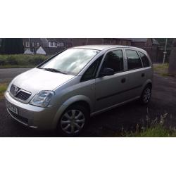 VAUXHALL MERIVA 1.6 8v 'LIFE' PETROL 11 MONTHS MOT 2 FORMER KEEPERS