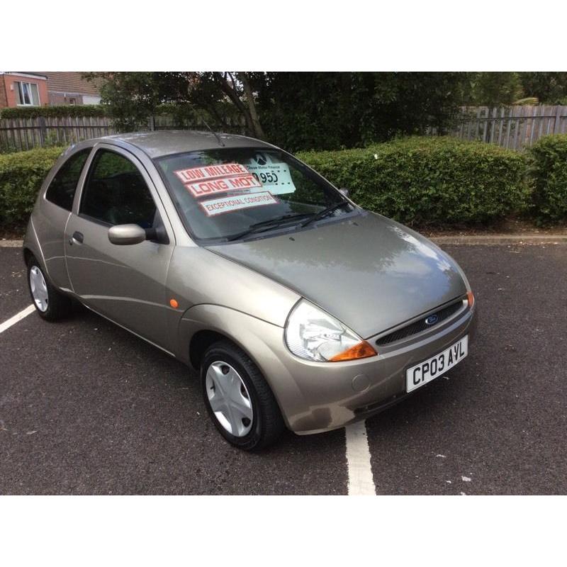 2003 Ford KA 1.3 Style-40,000 miles-2 owners-May 17 mot-Service history-great example