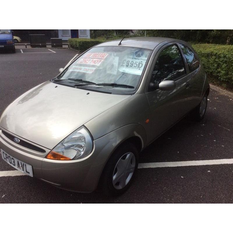 2003 Ford KA 1.3 Style-40,000 miles-2 owners-May 17 mot-Service history-great example