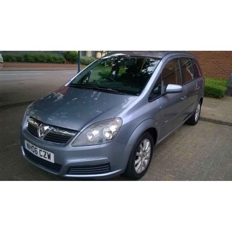 Vauxhall Zafira Club, 7 Seater, 1.6 litre, 2006, Mot march 2017