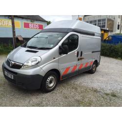 08 Vauxhall vivaro 2.0cdti 90ps 2900 high roof bulk head FSH 1 owner