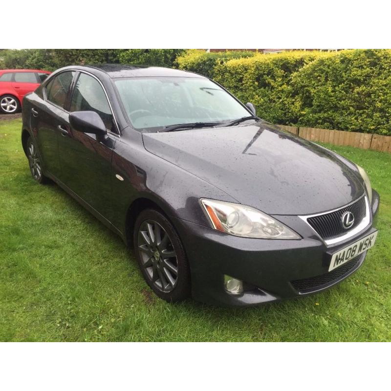 Fabulous Value 2008 08 Lexus IS220D Diesel Saloon 138000 Miles June 2017 MOT Great Service History