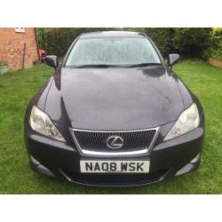 Fabulous Value 2008 08 Lexus IS220D Diesel Saloon 138000 Miles June 2017 MOT Great Service History