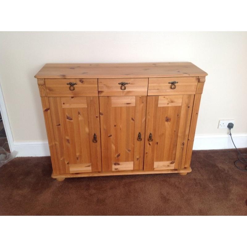 Pine sideboard, Pine corner tv cabinet