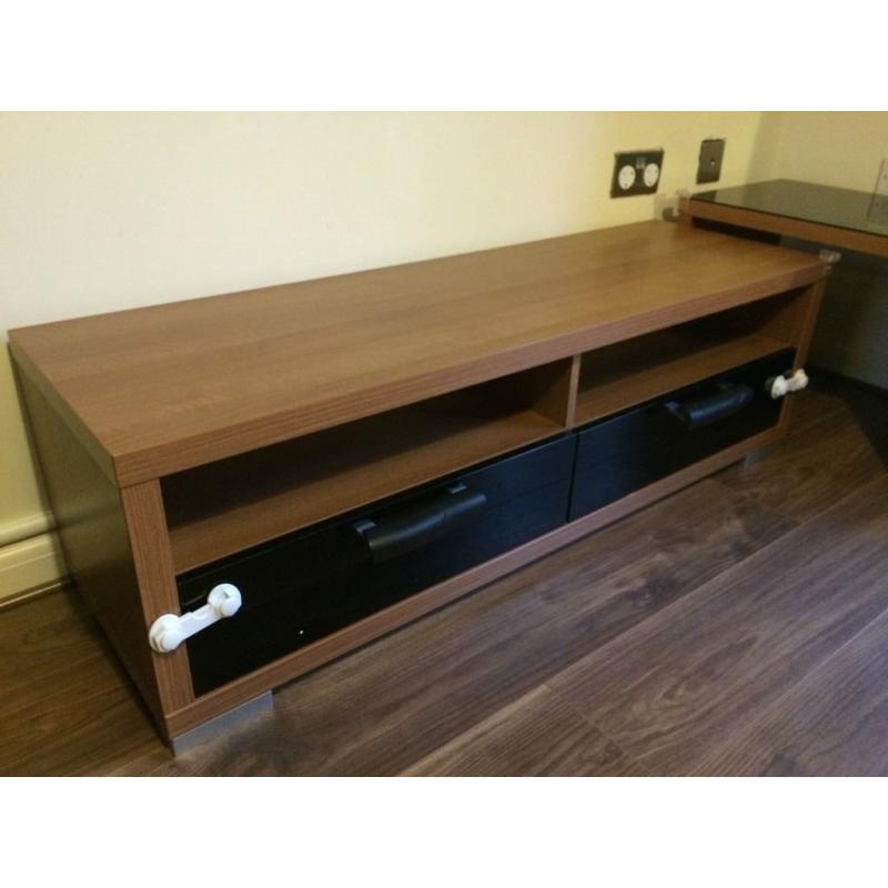 Contemporary wood tv unit