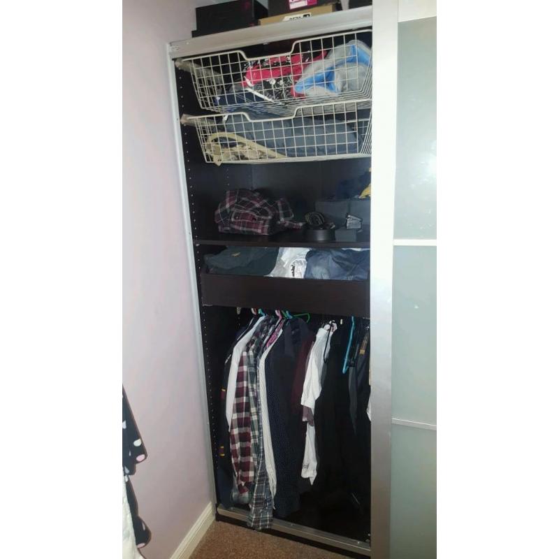 PAX Ikea wardrobe black Brown