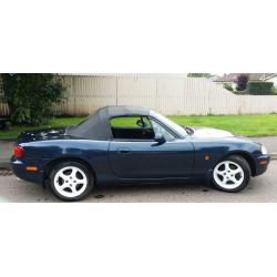 MAZDA MK2 MX5 1.8 WITH M.O.T, HARD TOP & SOFT TOP