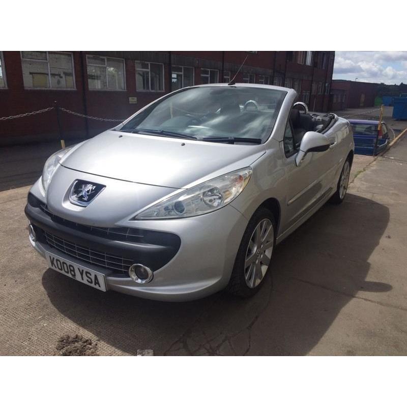 Beautiful Peugeot 207cc 1.6 convertible, full years MOT, low miles