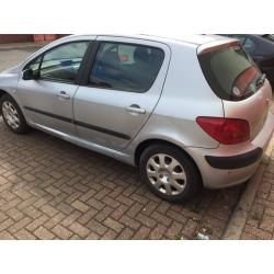 Peugeot 307 1.4 2002 Full Years Mot