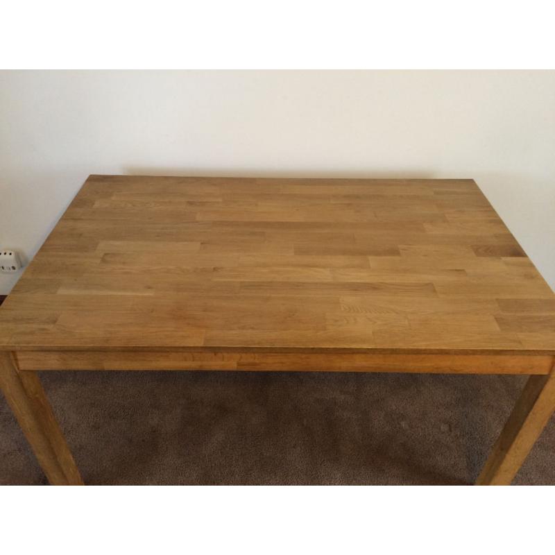 Oak Table with 4 Chairs