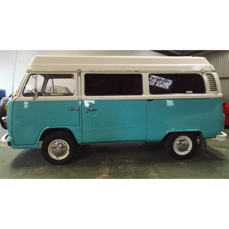 1979 VW Bay Window Campervan, newly installed 1641 engine, all original interior/appliances