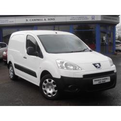 2011 Peugeot Partner 625 HDI SE 3 Seater Van In White