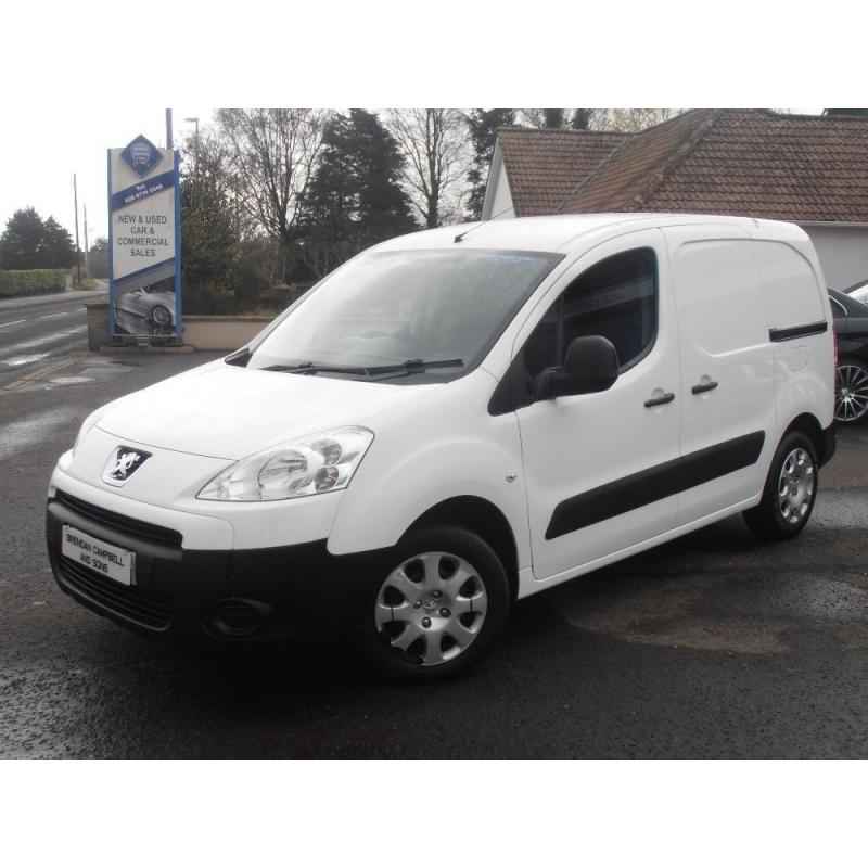 2011 Peugeot Partner 625 HDI SE 3 Seater Van In White