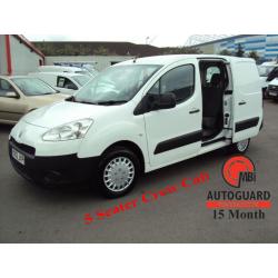 2012 PEUGEOT PARTNER 1.6HDi 92ps WHITE DIESEL CREW VAN