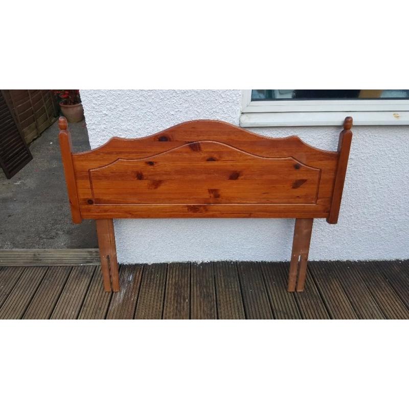 WOODEN BEDHEAD - VERY GOOD CONDITION