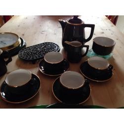 Coffee set and plates