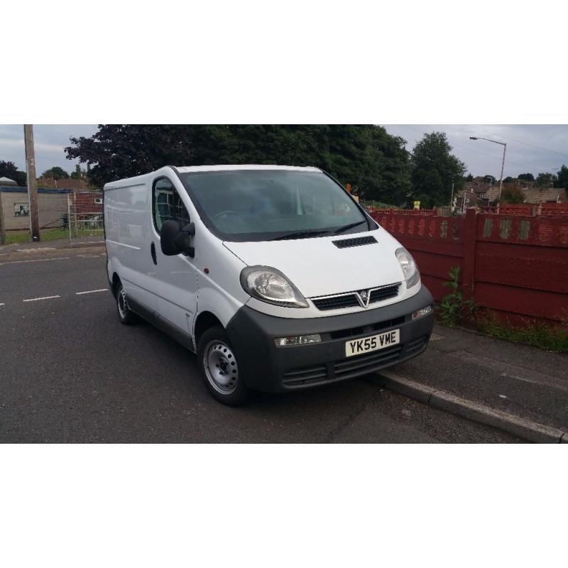 vauxhall Vivaro 2700di SWB 55 reg plate