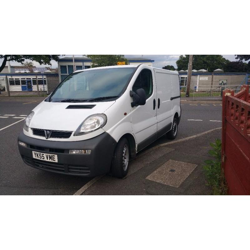 vauxhall Vivaro 2700di SWB 55 reg plate