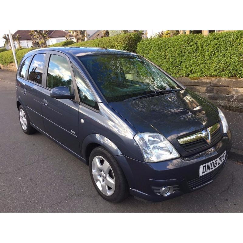 VAUXHALL MERIVA 1.6 DESIGN ** 08 PLATE ** 50,000 MILES FROM NEW **