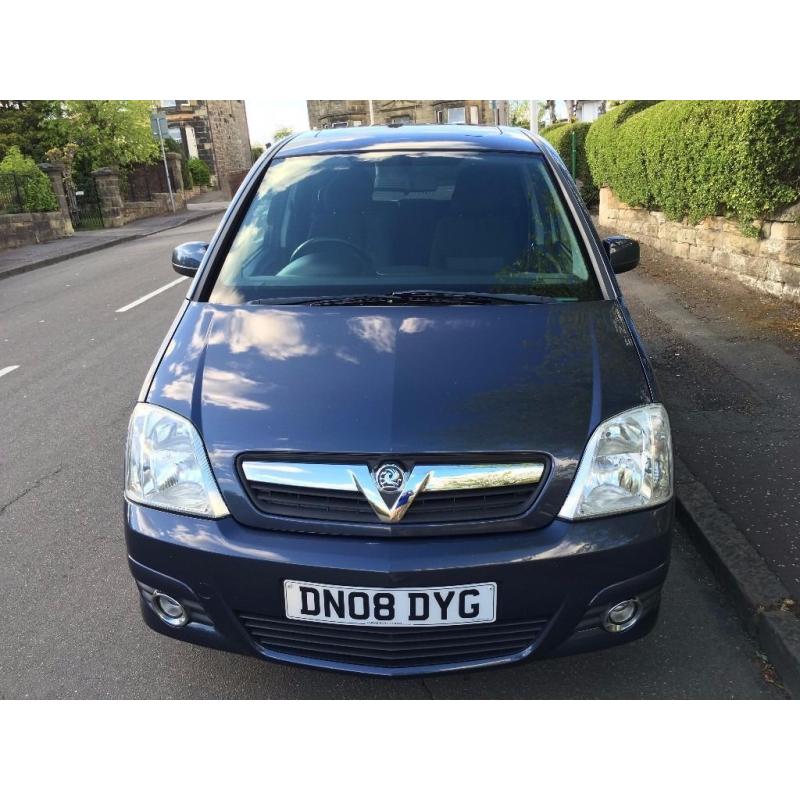 VAUXHALL MERIVA 1.6 DESIGN ** 08 PLATE ** 50,000 MILES FROM NEW **