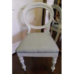 Gorgeous Up Cycled Victorian Ballon Back Chair - WE CAN DELIVER ACROSS THE UK